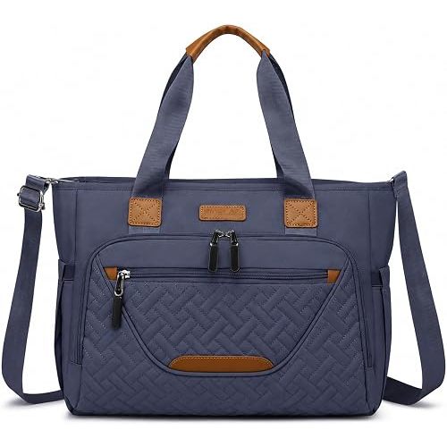 FHELAD Diaper Bag Tote for Women, Baby Diaper Bag with 15.6" Laptop Pocket