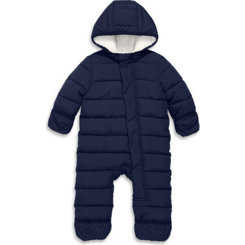Baby Parka Puffer Suit, Navy - Primary | Maisonette