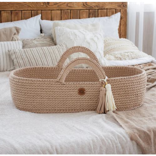 Baby Moses Basket Standard | Unique, Safe, Handmade by Anzy Home