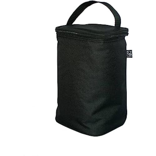 J.L. Childress TwoCOOL Breastmilk Cooler - Double Baby Bottle & Food Bag - Ice Pack Included - Fits 2-4 Bottles - Insulated & Leak Proof Bottle Bag - Breastmilk Cooler Bag for Travel