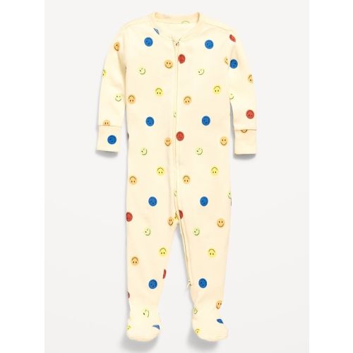 Snug-Fit 2 Way Zip Footed One-Piece for Baby