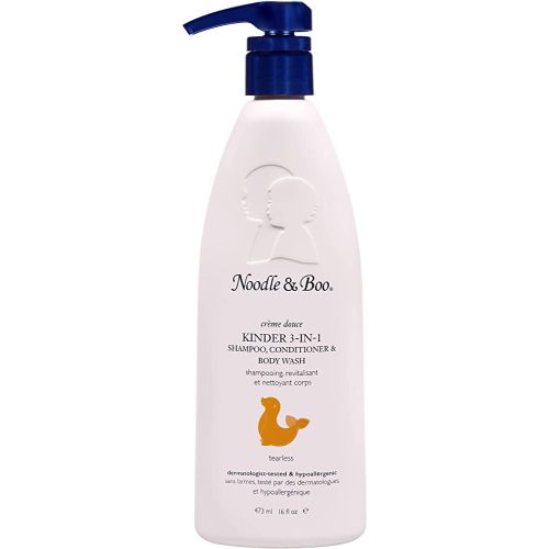 Noodle & Boo Kinder 3-in-1 Shampoo, Conditioner & Body Wash for Baby, 16 Fl Oz.