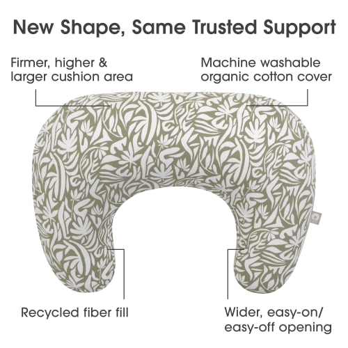 New Boppy Nursing Pillow with Organic Cover