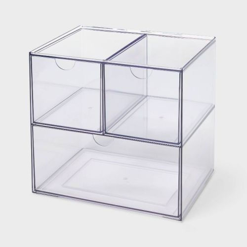 Bottle Drawer Storage Clear