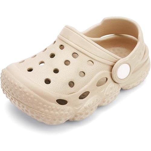 INMINPIN Baby Clogs Garden Shoes Newborn Infant Lightweight Breathable Beach Pool Sandals Non-Slip Baby Boys Girls Water Shower Summer Shoes Splay Naturally