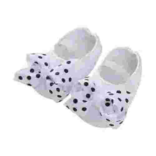 Musuos Baby Girls Princess Shoes, 0-12 Months Soft Bow Dots Non-slip Bottom First Walker Shoes Toddler Shoes
