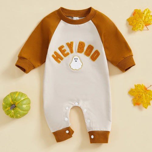 Halloween Letter Ghost Romper