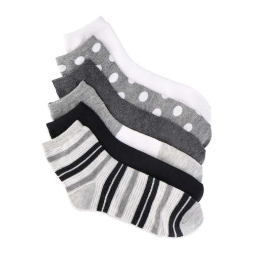 Joyspun Women’s Essentials Ankle Dress Socks, 6-Pack, Fits Shoe Sizes 4-10