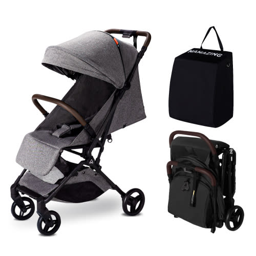 Mamazing Baby Stroller 11.5 lb Ultra Air Lightweight Foldable Carbon Fiber Travel Stroller for Toddler Infant