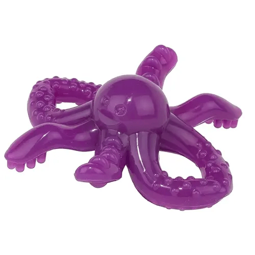 Baby Banana - Octopus Teething Toy Toothbrush, Training Teether Tooth Brush for Infant, Baby, and Toddler