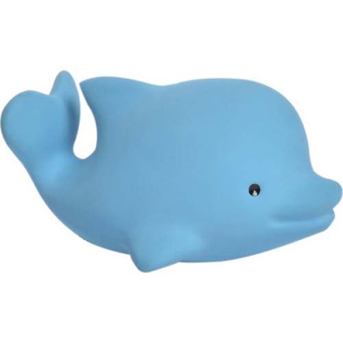 Dolphin Natural Organic Rubber Teether, Rattle & Bath Toy