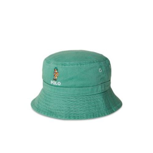 Boys' Polo Bear Cotton Twill Bucket Hat - Baby