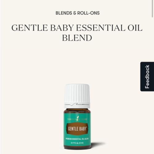 Young Living Gentle Baby Essential Oil Blend