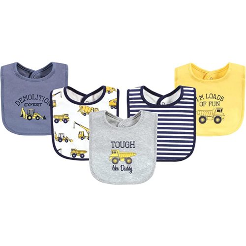 Hudson Baby Unisex BabyCotton Bibs