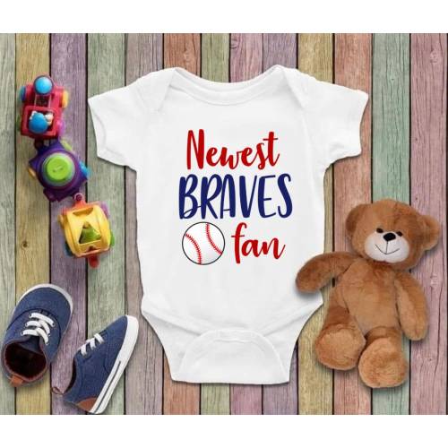 Newest Braves Fan baby bodysuit