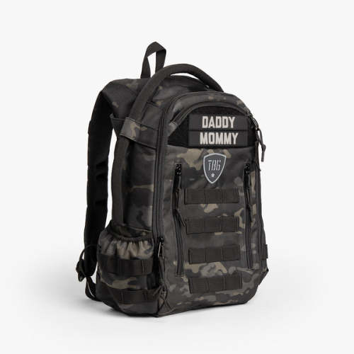 TBG Diaper Bag and changing mat kit- black camo color- FOR DAN
