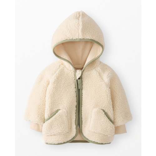 Baby Faux Shearling Hoodie Jacket | Hanna Andersson