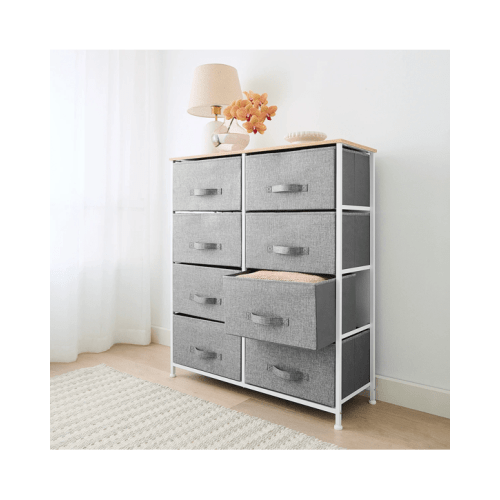 8 Drawer Chest - Grey