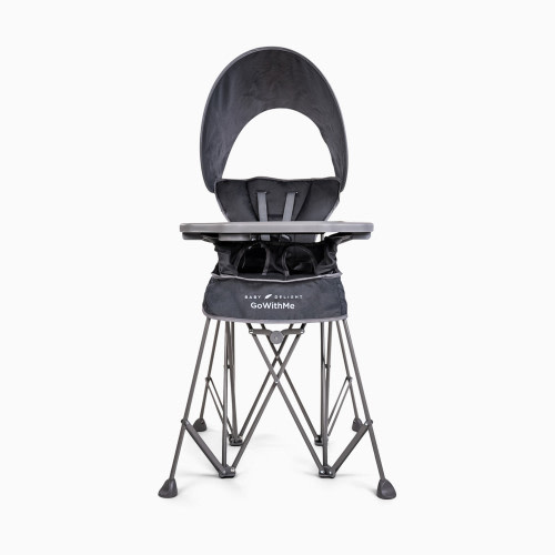 Baby Delight Go With Me Uplift Deluxe Portable High Chair With Canopy - Grey