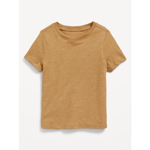 Unisex Short-Sleeve Slub-Knit T-Shirt for Toddler