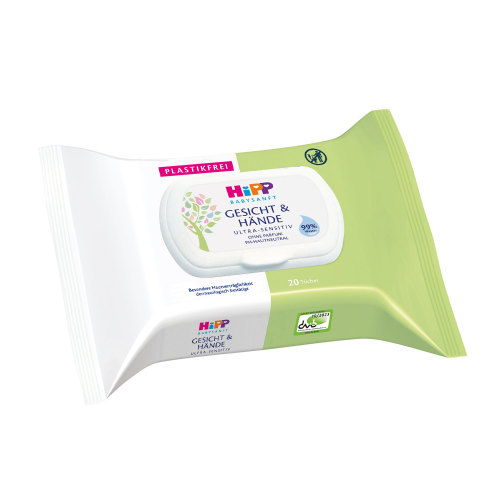 HiPP Baby Care - Face & Hands Wipes Ultra Sensitive
