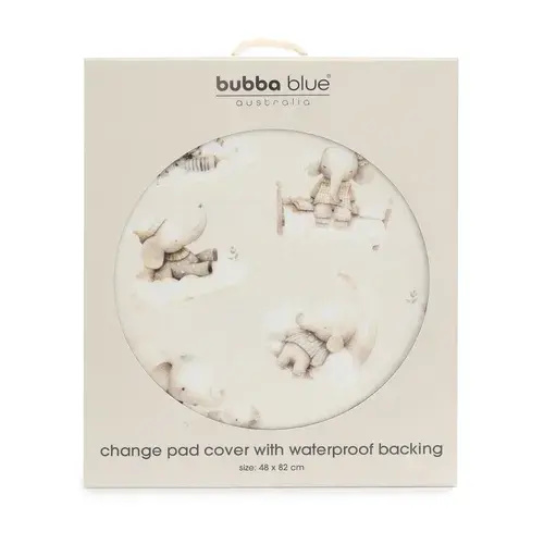 Bubba Blue C/Mat Cover Elephant Bedtime | Baby Bunting AU