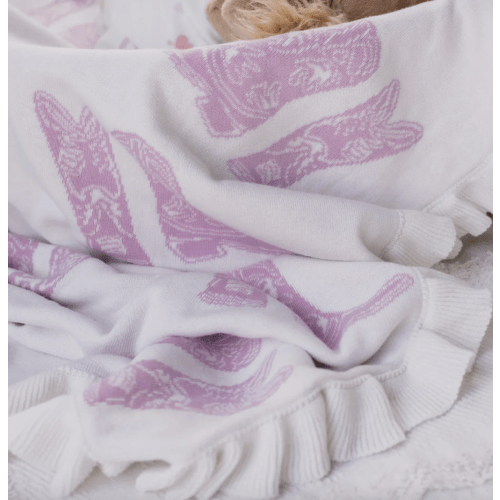 Knit Blanket | Cowgirl Boots