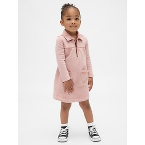 Baby & Toddler VintageSoft Half-Zip Dress | Gap