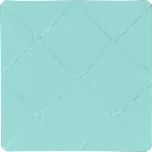 Turquoise Blue Fabric Memory/Memo Photo Bulletin Board by Sweet Jojo Designs