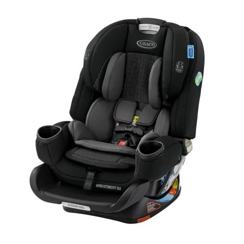 Graco 4Ever Extend2Fit DLX 4-in-1 Convertible Car Seat – Infant to Toddler, Rear & Forward Facing, Booster, Adjustable Recline, Car Seat, Miner