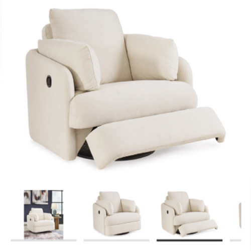 Modmax Manual Swivel Glider Recliner