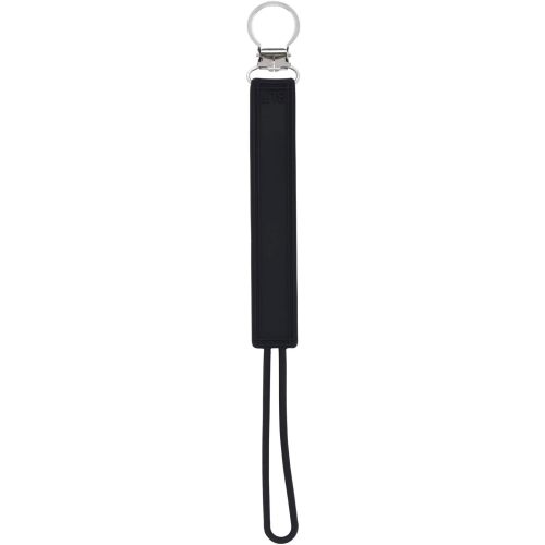 Three Little Tots All Silicone Modern, Short and Safety Tested Pacifier Clip (Black, Classic)