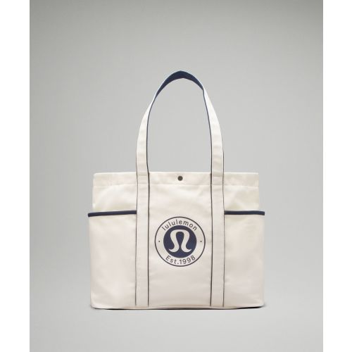Daily Multi-Pocket Canvas Tote Bag 20L *Logo