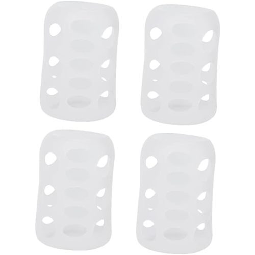 TOYANDONA Infant Bottles Feeding Glass Covers Baby Bottle Cover Silicone Bottle Case Nursery Bottle Protector Cover Baby Bottle Protector Cover Nursery Bottle Cover Protection Cap Milk 4pcs