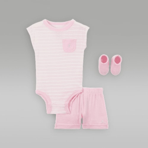 Jordan Essentials Baby Striped 3-Piece Set