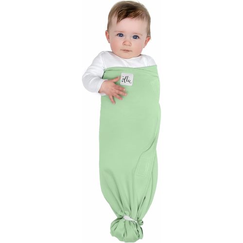 The Ollie Swaddle – Sleep Swaddle for Babies | Breathable, Moisture-Wicking Fabric to Prevent Overheating | Soft, Adjustable Fit | Ideal for Newborns & Infants (Meadow)