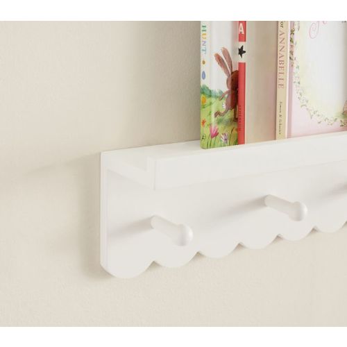 Scalloped Peg Rack (36")