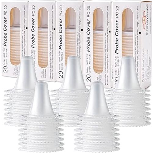 200X Ear Thermometer Probe Covers, Lens Filters, Refill Covers for All Braun themometer Models BPA Free Digital Disposable Covers