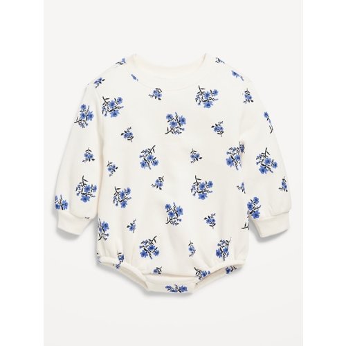 Printed Long-Sleeve One-Piece Romper for Baby