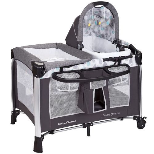 Baby Trend GoLite ELX Portable Deluxe Infant Play Nursery Center, Color: Drip drop blue