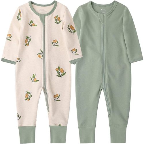 Organic Cotton Baby Footless Pajamas