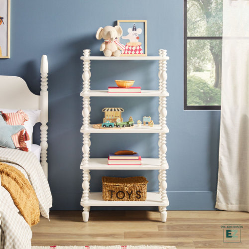 Vivienne Solid Wood Spindle Short Bookshelf