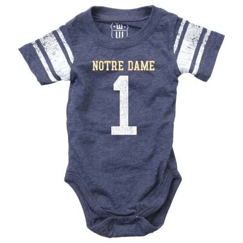 Notre Dame Fighting Irish Wes and Willy Baby College One Piece Jersey – Unique University Apparel