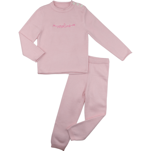 Pink Woven Sweater Set – Cecil & Lou