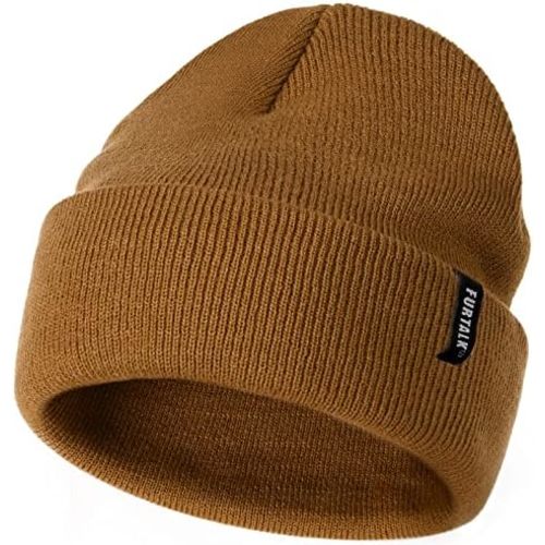 FURTALK Toddler Beanie Baby Boys Girls Beanies Kids Knit Winter Hats for 0-8 Years