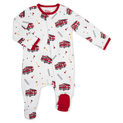 Baby Boys Magnetic Footed Coverall