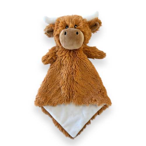 Highland Cow lovey blankie