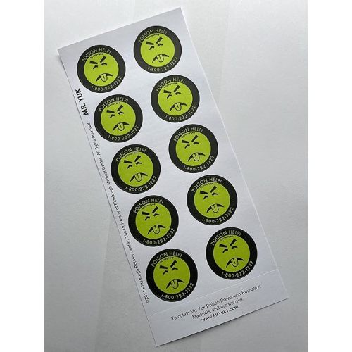 Mr. Yuk Stickers (10 Sheets)
