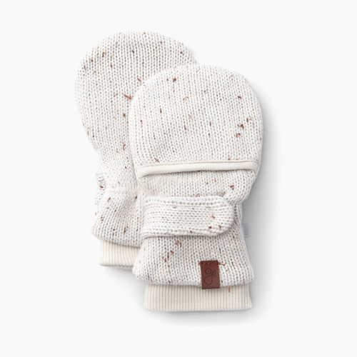 Organic Knit Stay-On Baby Mitts - Tumbleweed