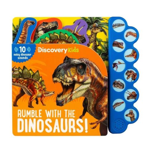 Discovery Kids: Rumble with the Dinosaurs - (10-Button Sound Books) 2nd Edition by Thea Feldman (Board Book)